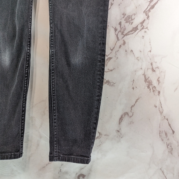 Everlane Jeans Women 29 Washed Black Gray Charcoal High Rise Skinny Regular - Picture 4 of 11